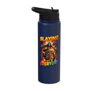 Slaying Everday Cringe Skeleton Stainless Steel Insulated Water Bottle