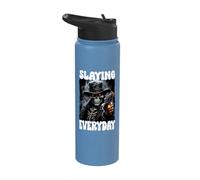 Slaying Everday Cringe Skeleton Stainless Steel Insulated Water Bottle