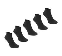 Slazenger 5 Pack Trainer Socks Black Mens 7-11