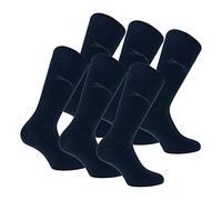 Slazenger 6 Pairs of men's comfortable stretch socks Mid-calf height, Cotton, Elastic fiber Lycra (Blue, 9-11)