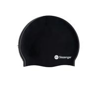 Slazenger Adults Silicone Swimming Cap Black One Size