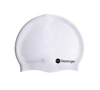 Slazenger Adults Silicone Swimming Cap White One Size