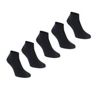 Slazenger Kids Boys Junior Trainer Socks 5 Pack Elasticated Junior 1-6 Dark Asst