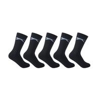 Slazenger Kids Junior 5 Pack Crew Socks Elasticated Ankle Junior 1-6 Dark Asst