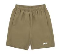 Slazenger Kids Youth Performance Woven Shorts Khaki 11-12 Years