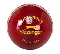 Slazenger League Cricket Ball Vegetable Tanned Leather Moulded Cork Centre Red Junior