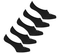 Slazenger Mens 5 Pack Invisible Socks Black Mens 7-11