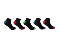 Slazenger Mens 5 Pack Trainer Socks Bright Asst Mens 7-11