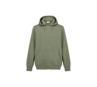 Slazenger Mens Full Zip Hoodie Long Sleeve Khaki M