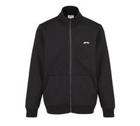 Slazenger Mens Full Zipped Jacket Cotton Long Sleeve Casual Top Black XL