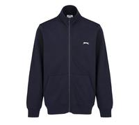 Slazenger Mens Full Zipped Jacket Cotton Long Sleeve Casual Top Navy XL