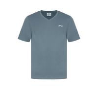 Slazenger Mens Neck T-Shirt Short Sleeve Lifestyle Cotton