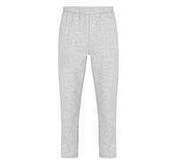 Slazenger Mens Open Hem Fleece Pants Grey Marl XS