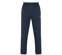 Slazenger Mens Open Hem Fleece Pants Jogging Bottoms Navy XXS