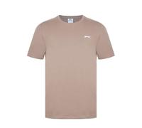 Slazenger Mens Plain T-Shirt Dark Beige XXL
