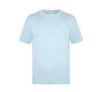 Slazenger Mens Plain T-Shirt Powder Blue L