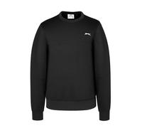 Slazenger Mens SL Flc Crew Neck Jumper Long Sleeve Casual Sweatshirt Top Black XXXXL