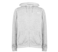 Slazenger Mens SL FZ Hoody Long Sleeve Casual Hoodie Jumper Sweat Top Grey Marl L