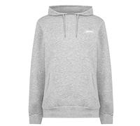 Slazenger Mens SL OTH Flc Hoody Long Sleeve Casual Hoodie Jumper Sweat Top Grey Marl M
