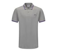 Slazenger Mens Tipped Polo Shirt Short Sleeve Lifestyle Light Grey 3XL