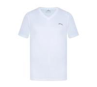 Slazenger Mens V Neck T-Shirt White XS