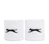 Slazenger Unisex 2 Pack Tennis Wristbands White One Size