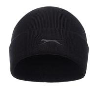Slazenger Unisex Cozy Knit Beanie Cap Hat Accessory Black Mens