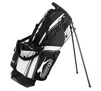 Slazenger Unisex Lite Golf Stand Bag Black/White One Size