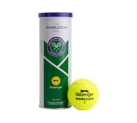 Slazenger Wimbledon Official Tennis Balls - Premium Hydroguard & Ultra Vis Performance Balls (3 Ball Tin)