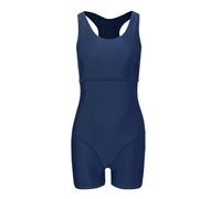 Slazenger LYCRA® XTRA LIFE™ Boyleg Swimsuit Ladies 16 Navy