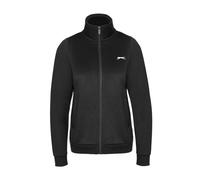 Slazenger Womens Fitted Full Zip Through Jacket Outerwear Top Black XXS