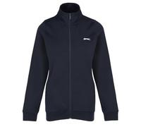 Slazenger Womens Fitted Full Zip Through Jacket Outerwear Top Navy L