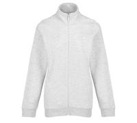 Slazenger Womens Fitted Zip through Jacket Outerwear Top Ice Grey Marl XL