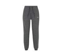 Slazenger Womens Interlock Closed Hem Joggers Pants Bottoms Charcoal Marl L