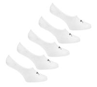 Slazenger Womens Invisible 5 Pack Socks White Ladies 4-8