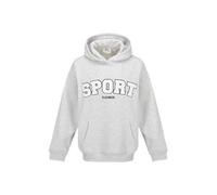 Slazenger Womens Sport Hoodie Long Sleeve Ice Grey Marl 8