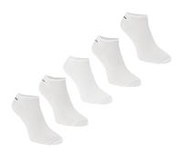 Slazenger Womens Trainer Socks 5 Pack Lightweight White Ladies 4-8