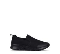 Slazenger Zeal Mens Slip On Running Shoes Black/Black 8.5 (42.5)