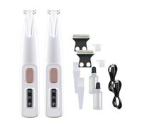 slazoi Pet Micro Precision Trimmer, Silent Dog Paw Trimmer with LED Light (2set)