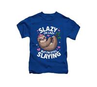 Slazy, Lazy but Still Slaying Sloth Silly Weird Cool Novelty Tee T-Shirt Funny Unisex T Shirt Top