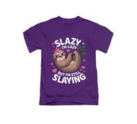 Slazy, Lazy but Still Slaying Sloth Silly Weird Cool Novelty Tee T-Shirt Funny Unisex T Shirt Top