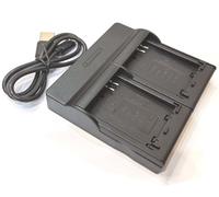 SLB-10A Dual USB Camera Battery Charger For Samsung ES50 ES55 ES60 ES63 L100 L110 L200 L210 L310W M100 M110 M310W PL50 PL51 PL55 PL57 PL60 PL65 PL70 SL102 SL202 SL420 SL502 SL620