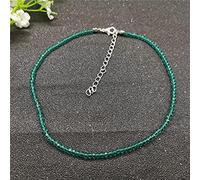 SLCHJX 2021 New Simple Black Beads Crystal Choker Necklace For Women Gold Silver Color Female Short Clavicle Chian Collar Jewel