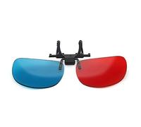 SLCHJX 3d glasses red and blue sunglasses clip cinema polarized 3D stereo glasses (Left Blue Right Red)