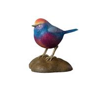 SLCHJX Attract Wealth Statue Ornament Copper Bird Ornaments Colorful Warbler Creative Handmade Statue Home Desktop Decorations Wealth Decor