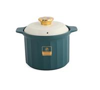 SLCHJX Claypot Rice Casserole Stew Pot,Light Luxury Open Fire Household Casserole Heat-resistant High Temperature Dry Cooking Soup Stew Pot Soup Pot Casserole (A 4Lstock pot)