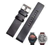 SLCHJX Cow Leather Strap For DIESEL Watchband DZ7312 | DZ4323 | DZ7257 With Stainless Steel Pin Buckle Strap 24 26 27 28 30mm Flat Band