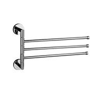 SLCHJX Gold Towel Rack Swivel Towel Bar & Hand Towel Holder Copper Bathroom Accessories Multi-Function Folding Shelf Space-Saving Towel Rail for Modern Bathrooms
