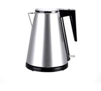 SLCHJX Kettles,Portable Water Heater,Tat Double Anti-Scalding Kettles for Boiling Water Suitable for Daily Life 1.2L 1000W/Silver elegant