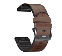 SLCHJX Leather+Silicone Watchband For Fenix 5 6 5X Plus 6X Pro 7 7X Band Strap Quickly Fit 22 26mm Wristband For Epix